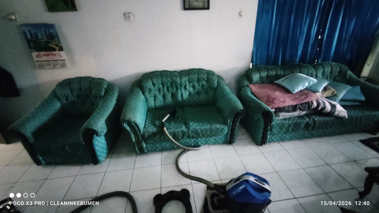 Hasil fogging disinfektan rumah